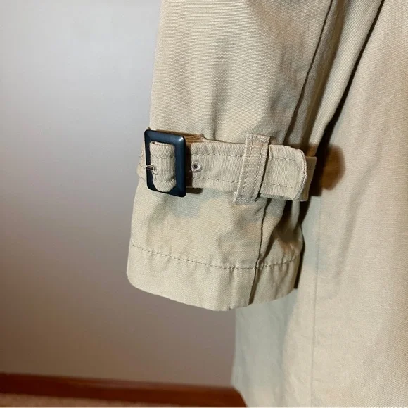 Ann Taylor LOFT Khaki Trench Coat - Picture 3 of 8